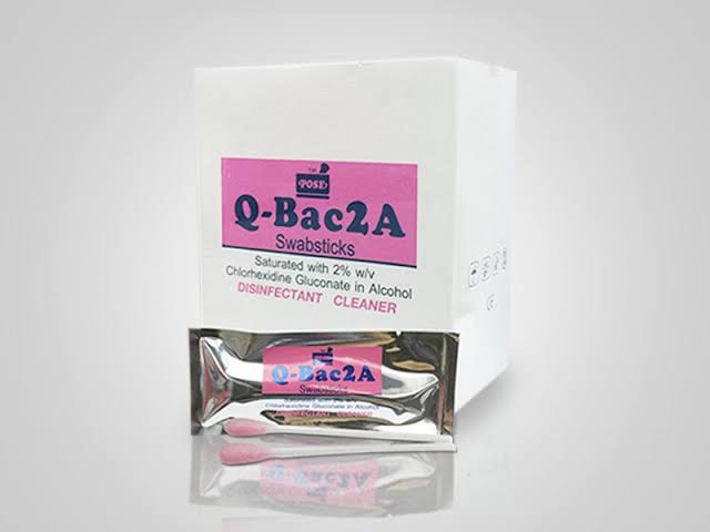 Q-BAC 2A  สำลีก้าน รุ่น SwabSticks (1 กล่อง)