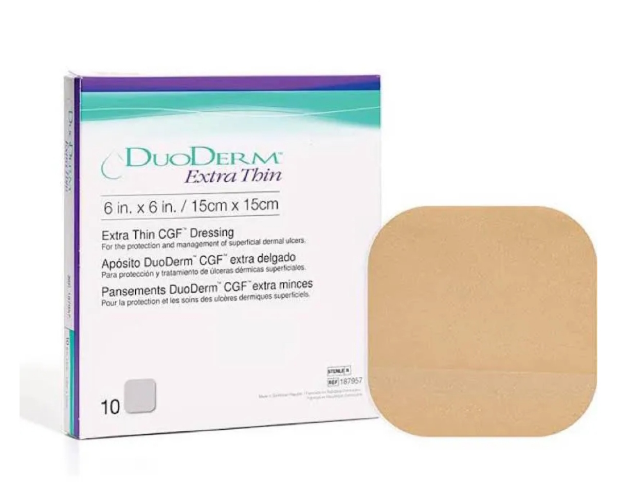 DuoDerm CGF แผ่นโฟมปิดแผล ชนิดหนา (15x15 ซม)